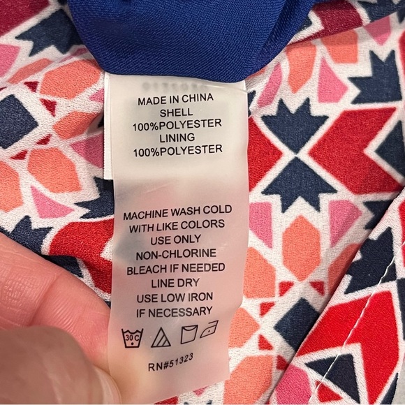 Vince Camuto Valencia Tile Women’s Sleeveless Midi Dress - Picture 9 of 10